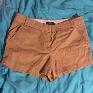 JCrew tan shorts
